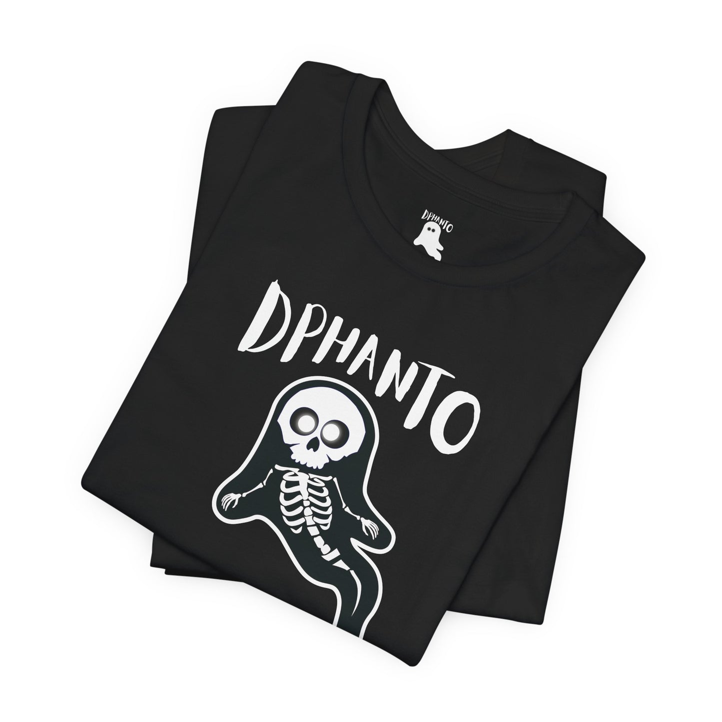 Dphanto skeleton costume t-shirt.