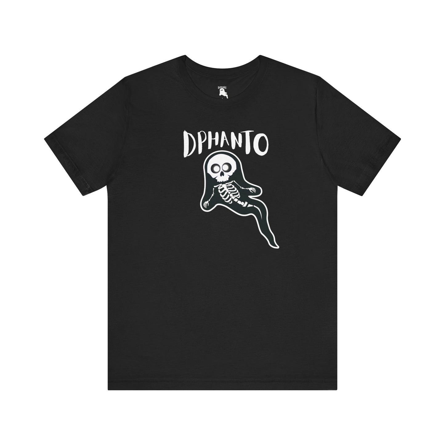 Dphanto skeleton costume t-shirt.